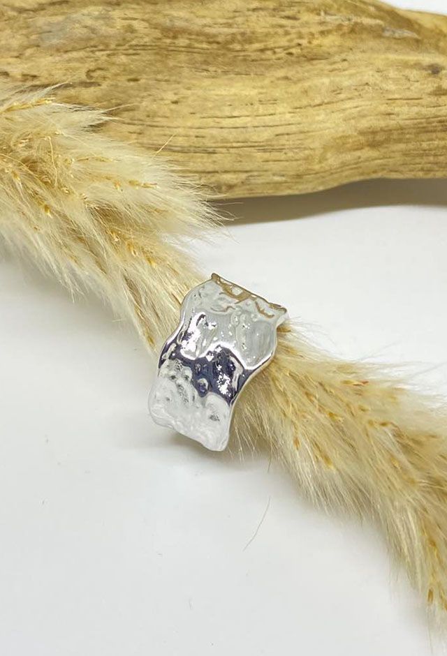 Luna ring sølvbelagt