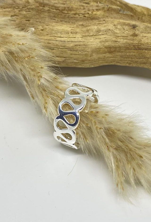 Ellie ring sølvbelagt