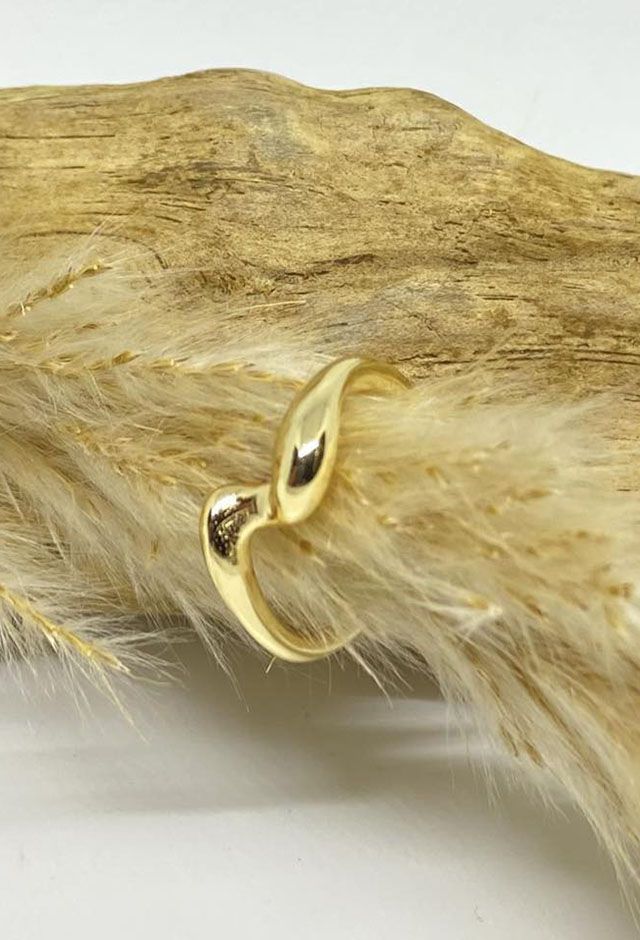 Saga ring guldbelagt