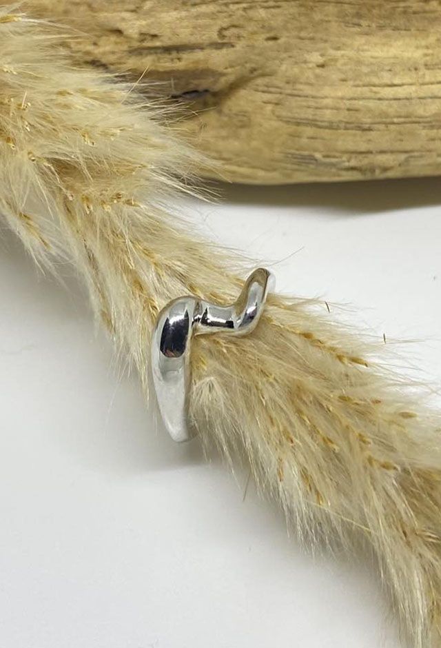 Saga ring sølvbelagt