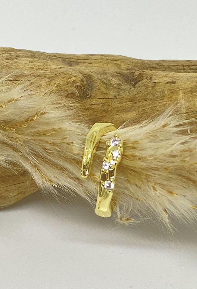 Molly ring guldbelagt