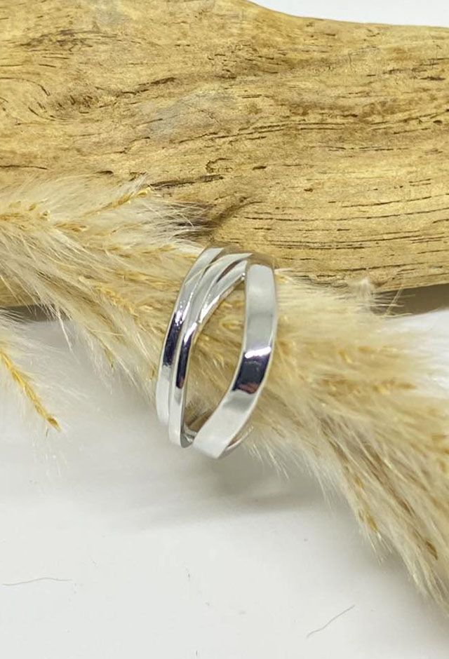 Nanna ring sølvbelagt