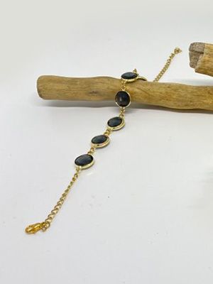 Dråbe armbånd grå